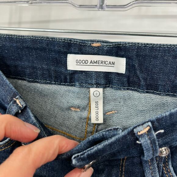 Good American Good Legs High Rise Distressed Skinny Jeans - Picture 4 of 9